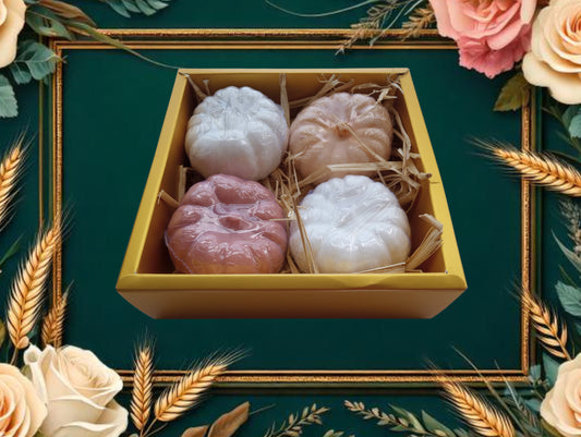 Pumpkin Soap Gift Set, 4 Soaps