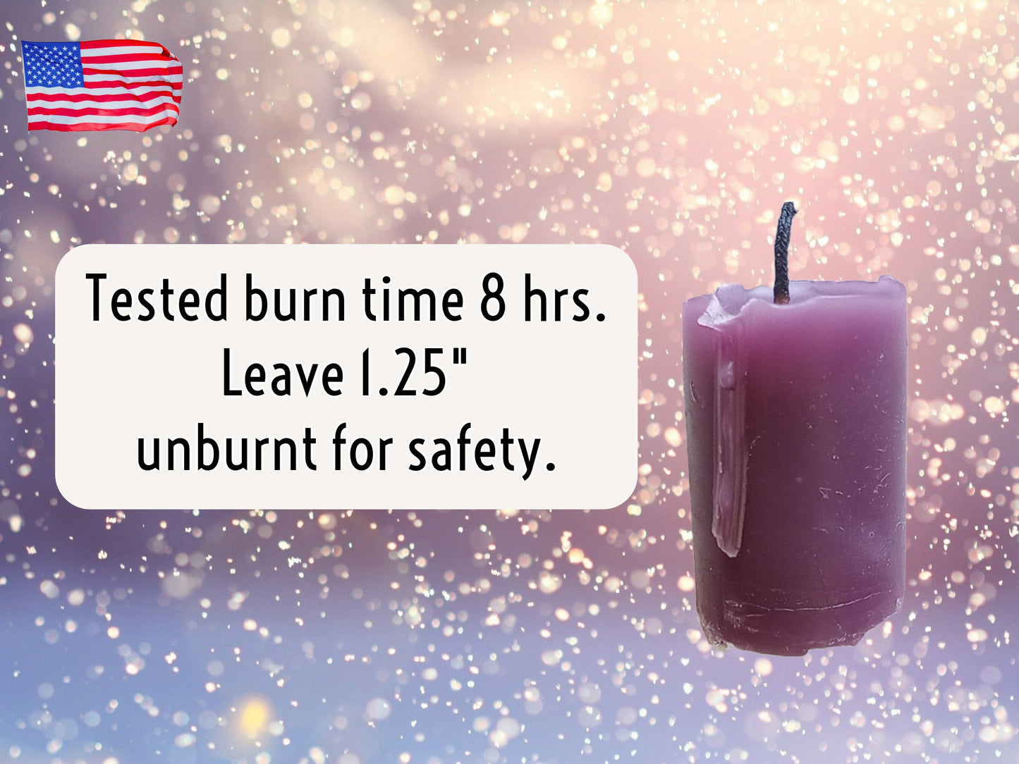 Beeswax Advent Candles Set: USA Cotton Wick Tapers, Christmas Decor