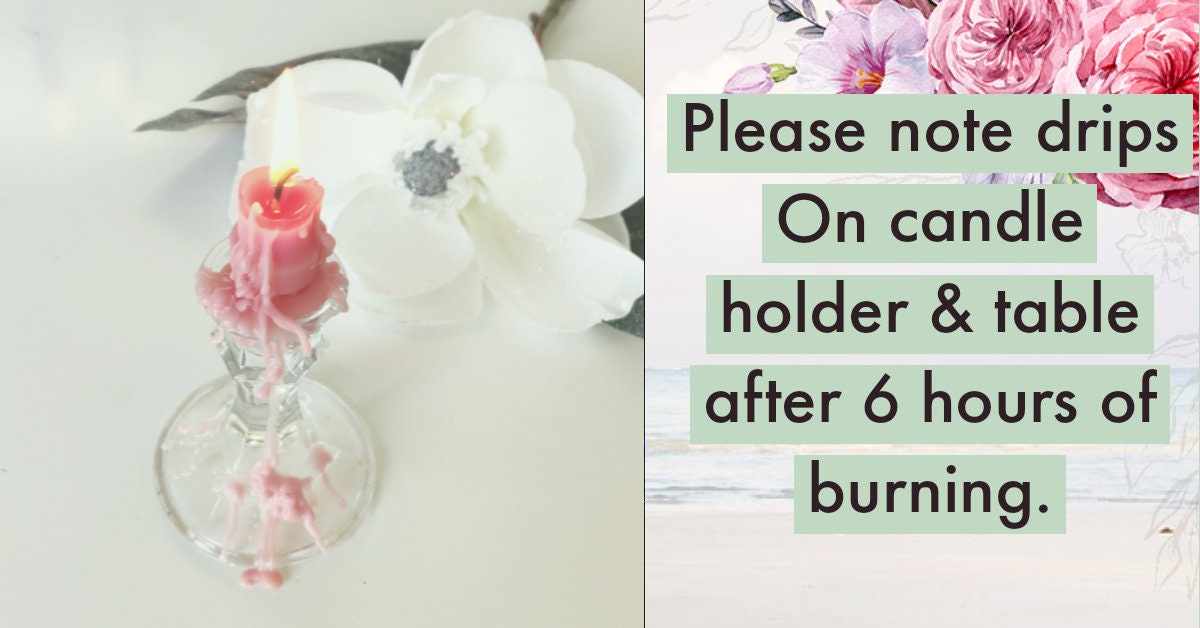 Green Beeswax Taper Candles - Set of 2 - Natural Honey Scent