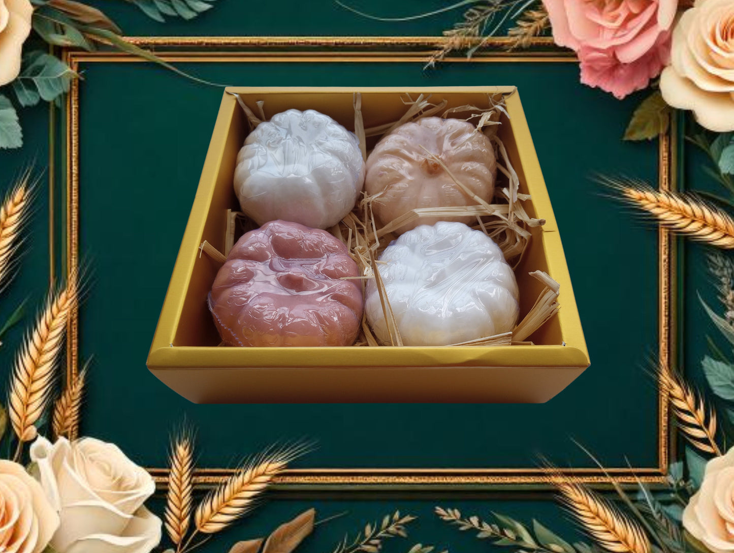 Pumpkin Soap Gift Set, 4 Soaps