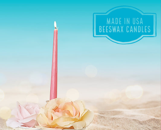 Pastel Beeswax Candle Birthday Gift