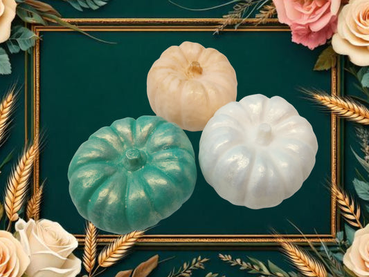 Celtic Pumpkin Soap Set: Irish Flag Colors, Fall Decor