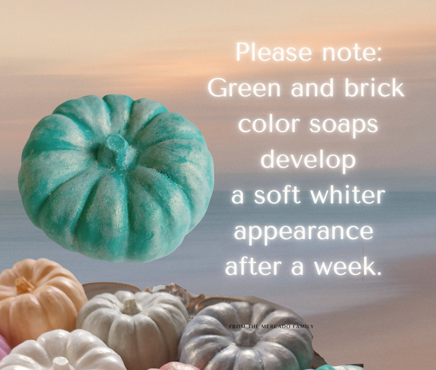 Celtic Pumpkin Soap Set: Irish Flag Colors, Fall Decor