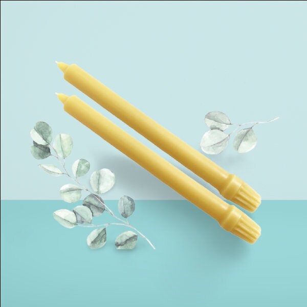 Beeswax Taper Candles