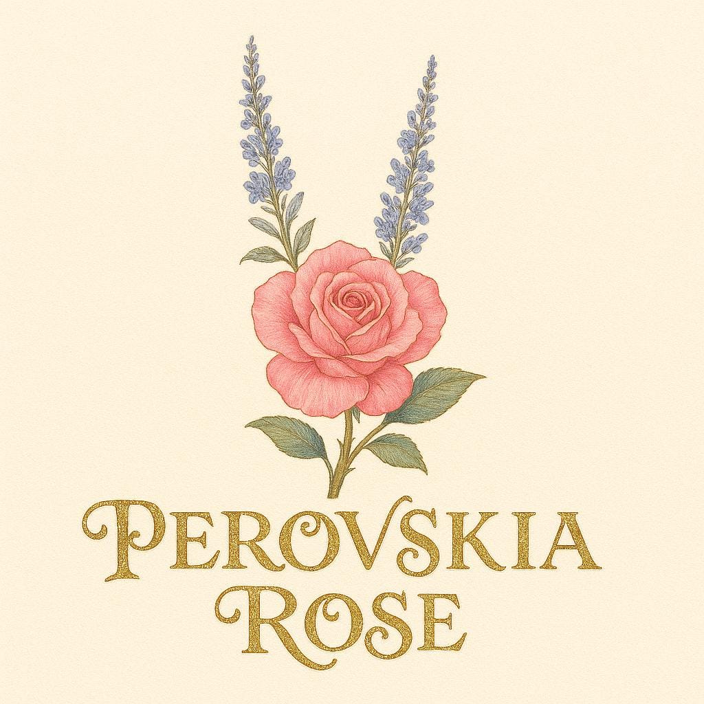 Perovskia Rose Logo