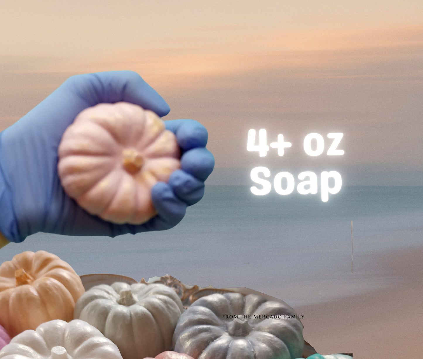 Pumpkin Soap Gift Set, 4 Soaps