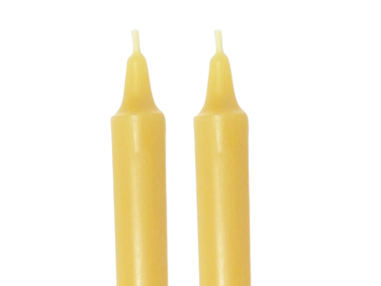 Natural Beeswax Taper Candle Set