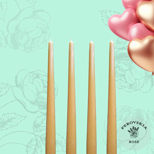 American Made Beeswax Tapers