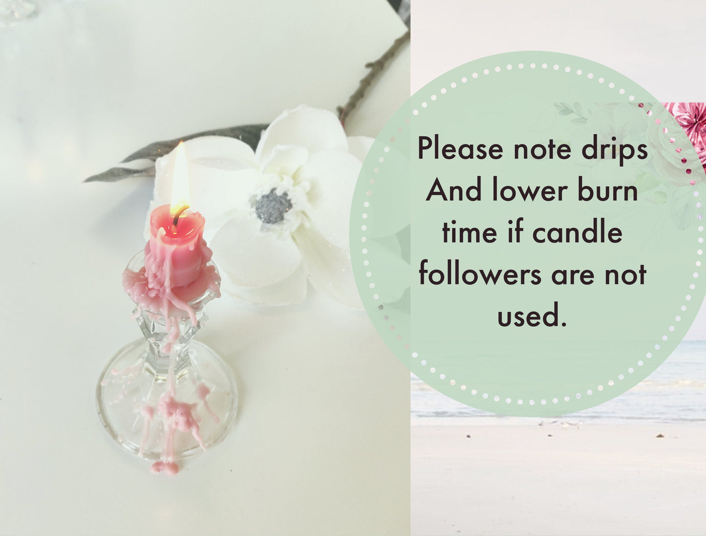 Handmade Beeswax Advent Candles: Colonial Tapers, USA Cotton Wick, Set of 4